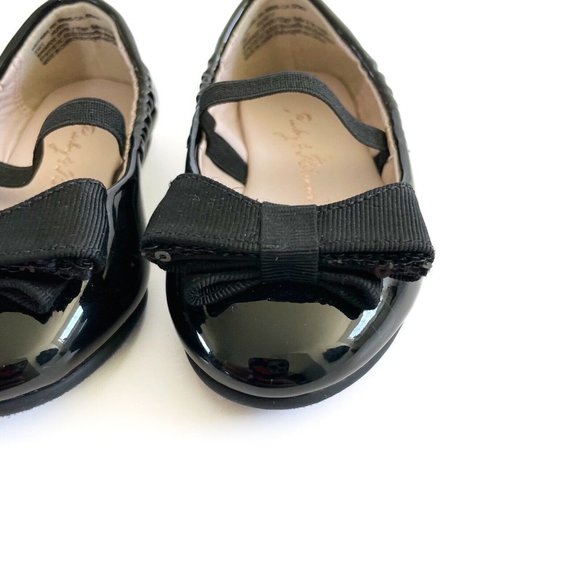 Ruby & Bloom Ballet Flats Toddler Girls Size 5 Black Bow Slip On Party Dress Up - Picture 7 of 15
